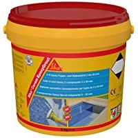 Los mejores  - SikaCeram EpoxyGrout- Mortero de rejuntado epoxi para baldosas y azulejos con espesores de 2 a 20 mm- 5kg- Agata